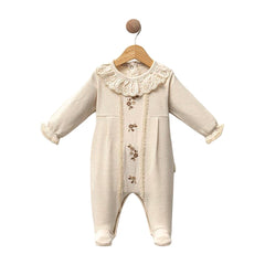 Grenouillère fleury centré coton 1 pcs