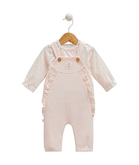 Salopette petit cœur avec pull 2 pcs