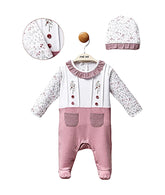 Grenouillère classe complète 1 bonnet baby girl