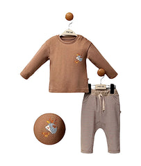 Tenue Hedge Hog pantalon rayé 2 pcs coton