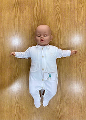 Grenouillère classy effet gilet baby boy 1 pcs