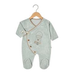 Grenouillère nice montgolfière unisexe velours