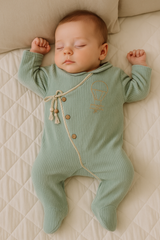 Grenouillère nice montgolfière unisexe velours