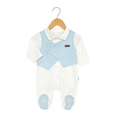 Grenouillère effet boutons côtés velours v2