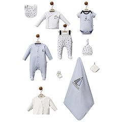 Coffret naissance Capitaine 10 pcs coton
