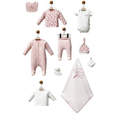 Coffret naissance Yaprak girly 10 pcs coton