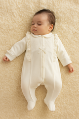 Grenouillère nœuds Trio velours