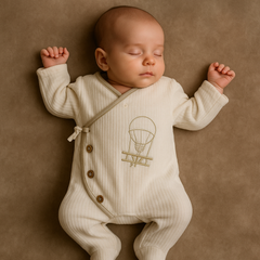 Grenouillère nice montgolfière unisexe velours