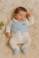 Grenouillère effet boutons côtés velours v2