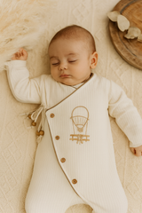 Grenouillère nice montgolfière unisexe velours