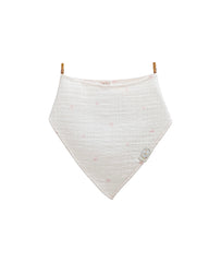 Bavoir triangle Fleurs baby girl 0-4 mois