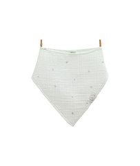 Bavoir triangle Fleurs baby girl 0-4 mois