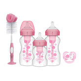 Dr. Brown’s Options+ Anti-colic Bottle Giftset | Biberons à col large rose