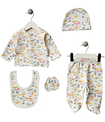 Pack naissance Leopar Desenli 5 pcs coton