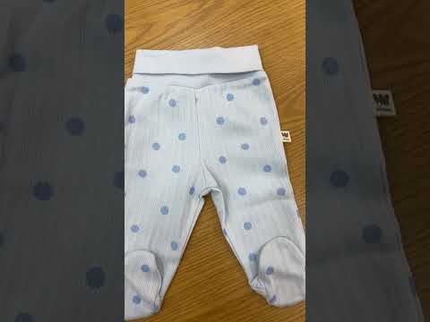 Tenue petits points 2 pcs bleu