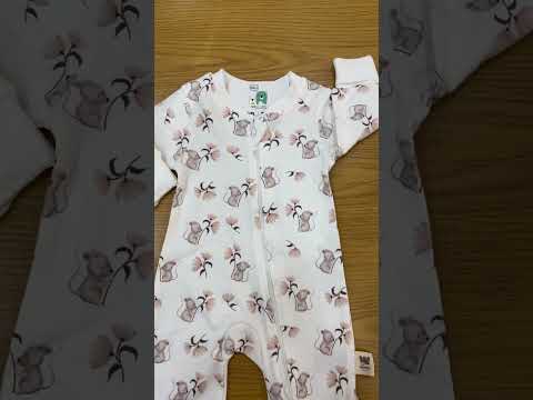 Grenouillère Ours Flowers 1 pcs coton unisexe