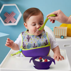 B.box Silicone first feeding set - Passion splash