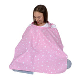 Tablier d'allaitement à boucles Rose étoiles - Sevi bébé