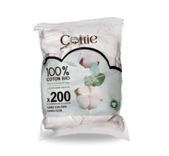 COTON BEBE PADS BIO 200 RECTANGLES COTTIE