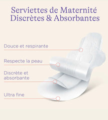 Maternity Pads post partum Absorbantes 12u