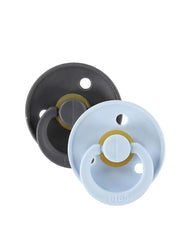 Lot de 2 Sucettes Iron Baby Blue - Bibs