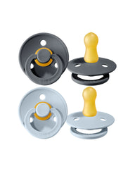 Lot de 2 Sucettes Iron Baby Blue - Bibs