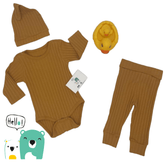 Pack 3 pcs unis orangé unisexe mi saison