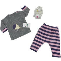 Tenue sleepy girl velours 2 pcs