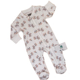 Grenouillère Ours Flowers 1 pcs coton unisexe