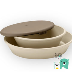 Dinner Plate Set 3 pcs Vanilla