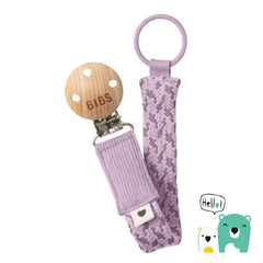 BIBS Attache Sucette Violet Sky mauve 1 pcs