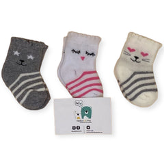 Pack de 3 chaussettes cutie