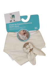 Bavoir mousseline avec anneau de dentition 1 pcs