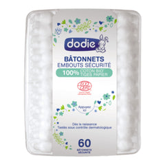 Bâtonnets bébé BIO certifiés GOTS x60