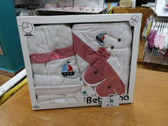 Coffret sortie de bain Petits bateaux 4 pcs