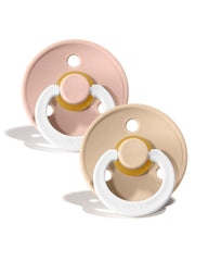 Lot de 2 Sucettes Glow Blush et Vanilla - Bibs