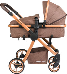 Poussette Toronto Gold Camel 1maxi cosy Tommybaby