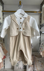 Grenouillère classy boy mode gilet classy coton