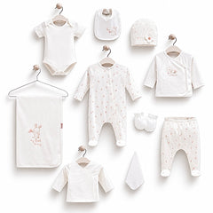 Coffret naissance Love Bunny 10 pcs coton