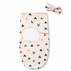 Swaddle (Gemmat) Coeurs multiples avec 1 serre tête