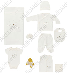 Coffret naissance 10 pcs Hi buddy coton