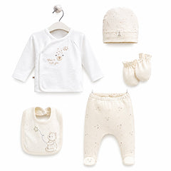 Coffret naissance Teddy Bear 5 pcs coton