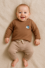 Tenue Hedge Hog pantalon rayé 2 pcs coton
