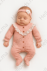 Grenouillère Natural 1 bandana coton
