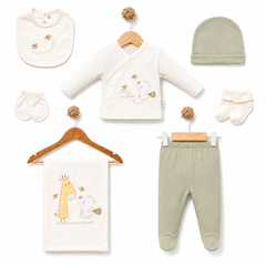 Coffret naissance Follow me pupples 7 pcs coton