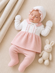 Pack naissance 2 froufrous sur col 5 pcs coton