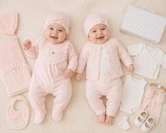Coffret naissance girly classe 10 pcs premium