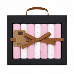 Pack 7 serviettes motifs coton girly