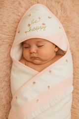 Cape de bain Be Happy girly 80x90 cm