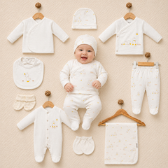 Coffret naissance Canards multiples 10 pcs unisexe coton